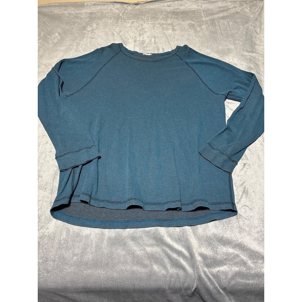Tommy Bahama Men Gray Blue Reversible Long Sleeve Shirt No Size